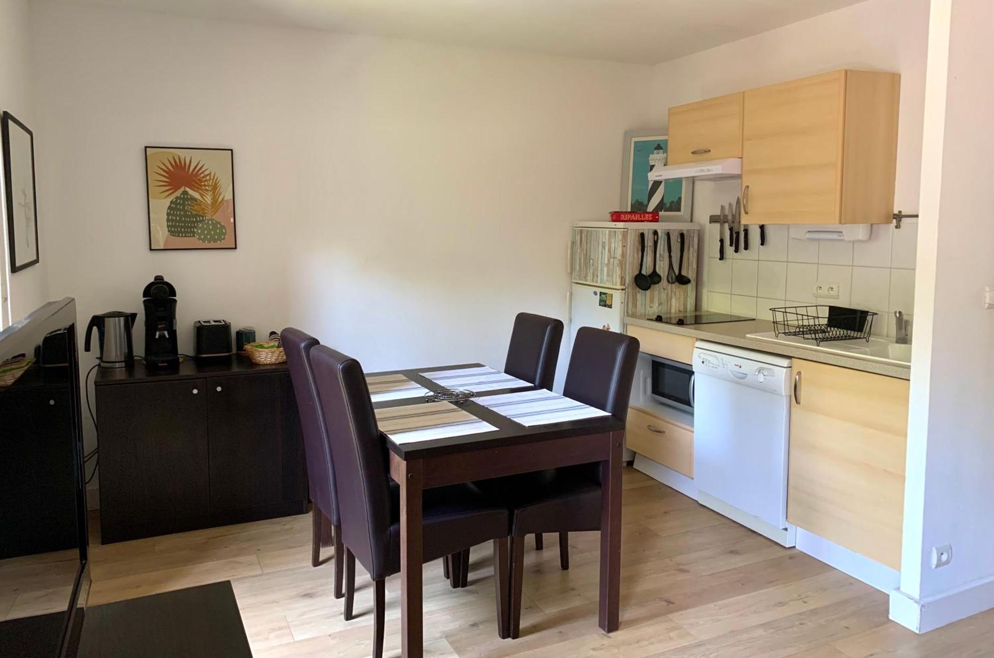 Bel appartement cosy dans résidence avec piscine 5 minutes plage Messanges  Exterior foto